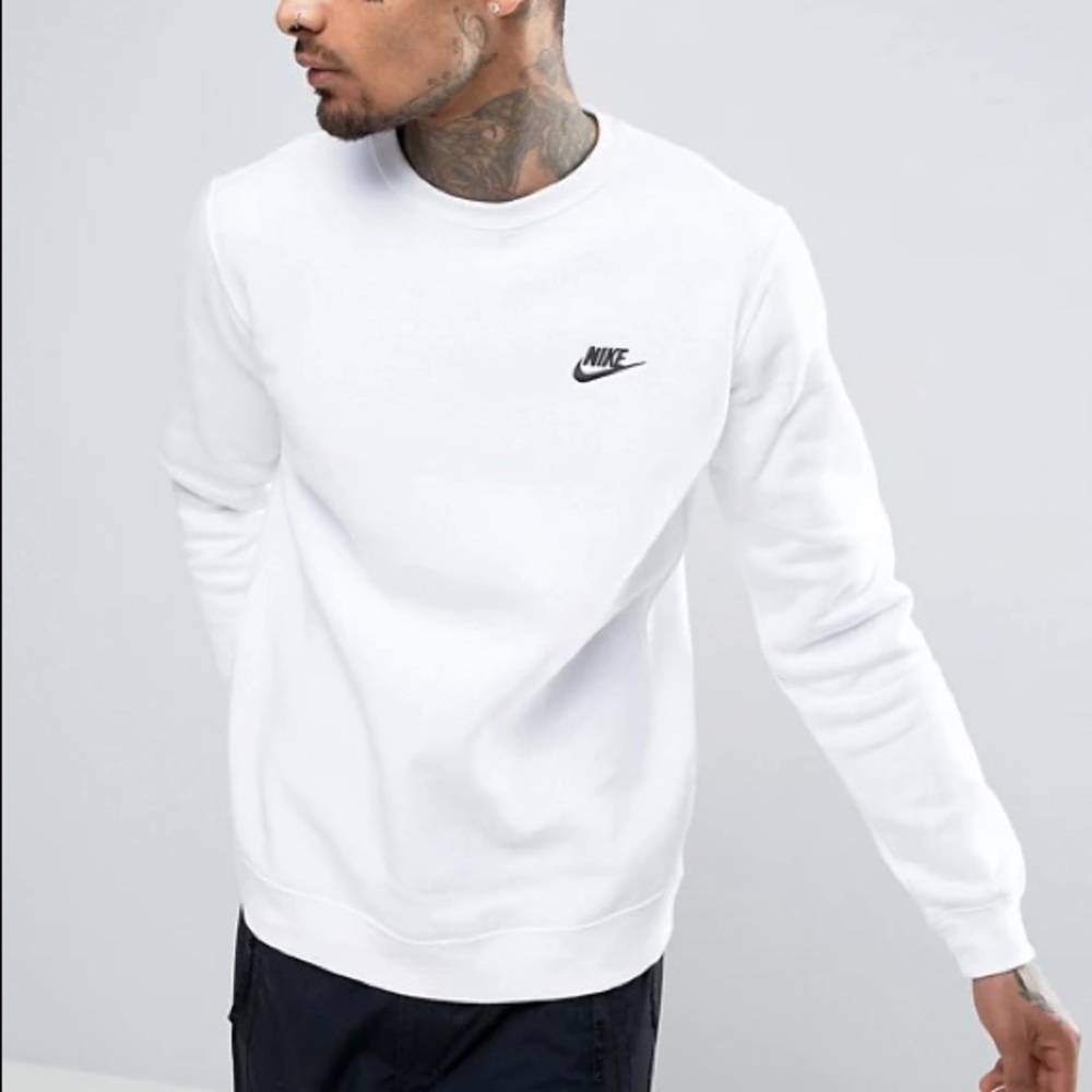Nike White Crew Neck